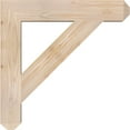 thumbnail image 3 of Ekena Millwork 3 1/2"W x 22"D x 22"H Traditional Craftsman Smooth Bracket, Douglas Fir, 3 of 13