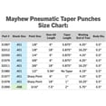 thumbnail image 5 of Mayhew 31979 Pneumatic Taper Punch, 3/8" x 6" Black Oxide, 5 of 5