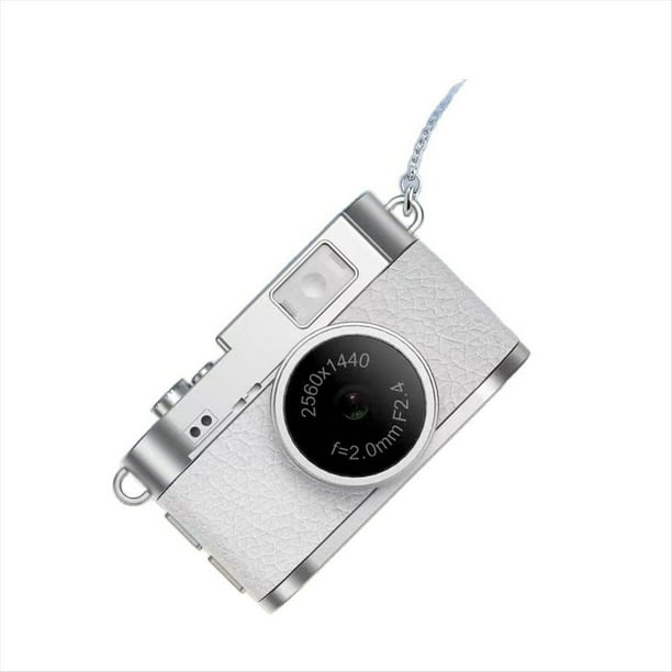 Cámara Retro S160 2K con Flash LED, Minicámara Digital con Altavoces, Portátil, Pequeña, para Niños y Estudiantes A