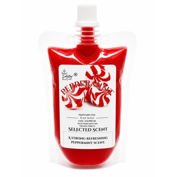 Peppermint Squeezable Wax Melt All Natural Wax Melts