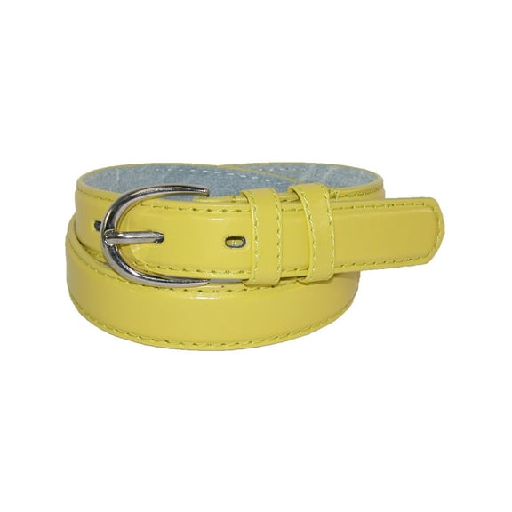 CTM Kid's Leather 1 inch Basic Dress Belt (Pack of 2)