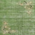 thumbnail image 1 of Ahgly Company Indoor Square Traditional Olive Green Oriental Area Rugs, 6' Square, 1 of 6