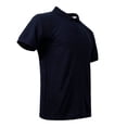 thumbnail image 3 of Playera Simply Basic para Hombre, Tipo Polo Manga Corta Lisa Cuello de 3 Botones Azul Marino Talla CH, 3 of 4