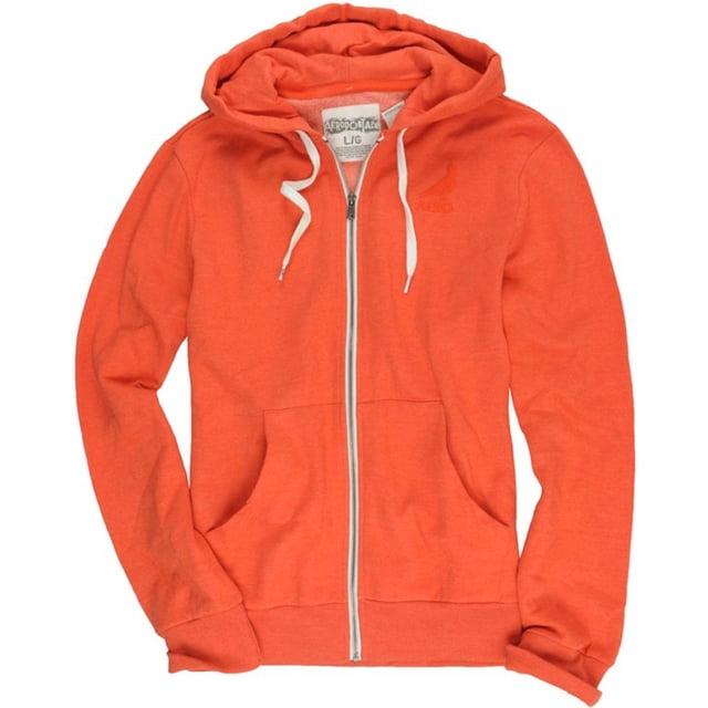 Sudadera Aeropostale con Capucha y Cremallera Completa Hombre Naranja Grande