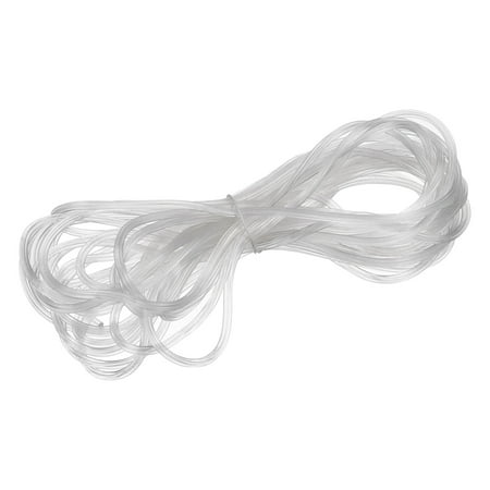 Uxcell 10M/32.81Ft Rubber Window Screen Spline Sealing Strip, 4mm OD Translucent
