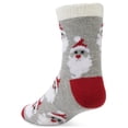 thumbnail image 3 of Airplus 2024 Double Layer Crew Sock Men's 8-12.5, Tossed Santas, 3 of 5