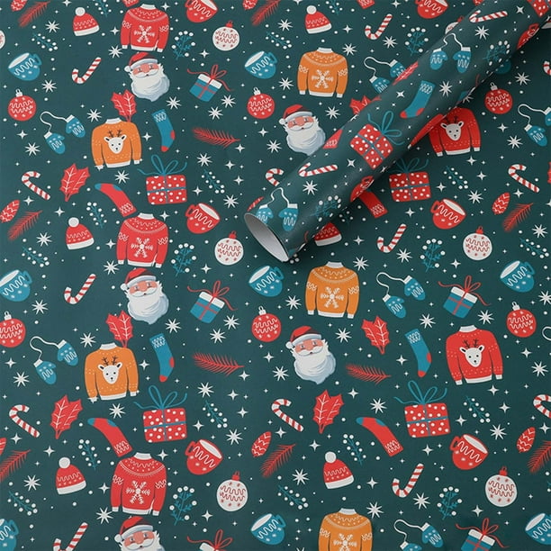 Papel de regalo festivo para envolver regalos de cumpleaños, fiestas y celebraciones Elegante papel artesanal para presentaciones