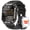 Black, variant on 2025 New Fashion High-End Men'S Wireless Call, AI Voice Assistant, Metal Frame, Sports Smart Watch
