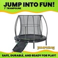 thumbnail image 5 of JumpKing 7ft Round Trampoline with Enclosure and Ramp – Perfect for Indoor and Outdoor Fun!, 5 of 10