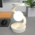thumbnail image 4 of Modern Spiral Levitation Ball LED Table Lamp Innovative 3D Visual for Bedroom Living Room Office, 4 of 7