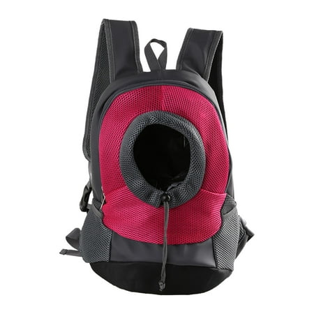 LNMQLPDBS Pet Backpack Strap Foldable Mesh Dog Shoulder Bag Cat Chest Bag