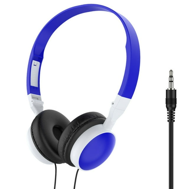 HEVIRGO 1PC Wired Foldable 3.5mm HiFi Audio Bass Headset Gaming Headphone for Phone/Tablet