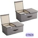 thumbnail image 1 of Cajas Organizadora Segos Plegable con Divisiones Tapas Dobles gris, 1 of 7