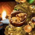 thumbnail image 6 of LmnLft 3D Forest Animal Acorn Ornaments,Cow Acorn Ornaments,Cozy Forest Christmas Ornaments, 2026 New Pine Cone Highland Cow Decoration,Woodland Creature Figurine,for Party Home Decor, 6 of 9