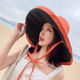 thumbnail image 5 of Sombrero de sol para mujer, de ala ancha, con protección solar UPF 50+, plegable, para playa, para verano, 5 of 5