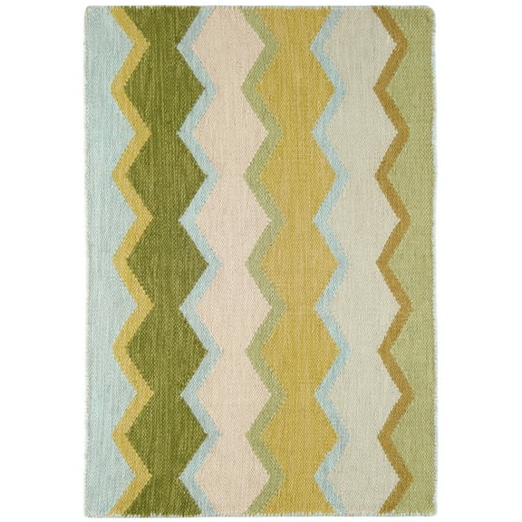 Dash & Albert Safety Net Handwoven Indoor/Outdoor Rug, 2' 6" x 8', Green