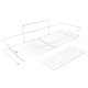 thumbnail image 3 of Stainless Steel Bathroom Storage Shelf Punch-Free Kitchen Bathroom Toilet Wall Hanging Storage Rack, 3 of 5