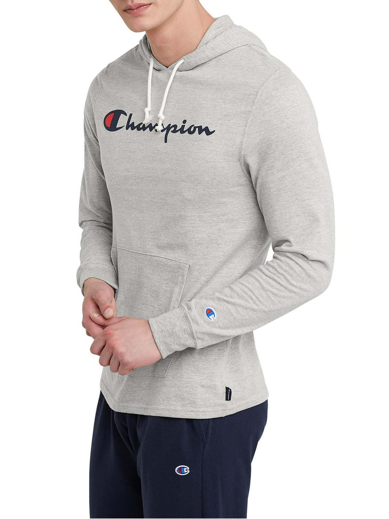 Champion® Hooded Sweatshirt Champion Mens Powerblend Hooded Sweatshirt, S, Chocolate