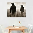 thumbnail image 2 of ONETECH  Western Cowboy Canvas Art - Home Decor Wall Art Print Poster Painting, 2 of 4