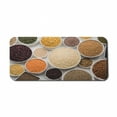thumbnail image 1 of Colorful Computer Mouse Pad, Different Varieties of Grains and Dry in Bowls Image Art Print, Rectangle Non-Slip Rubber Mousepad X-Large, 35" x 15" Gaming Size, Pale Taupe Multicolor, by Ambesonne, 1 of 2