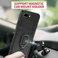 thumbnail image 4 of Dteck For iPhone 7 Plus / 8 Plus Case, [Magnetic Car Mount] Heavy Duty Armor Protective Rugged 2 in 1 Shock-Absorbing Case with 360 Degree Rotation Ring， Black, 4 of 6