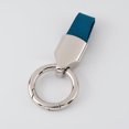 thumbnail image 1 of LLavero de coche de piel de vaca esmerilada, sencillo, ligero, de lujo, para colgar en la cintura, llavero de cuero para mujer, pequeño colgante antipérdida, 1 of 5