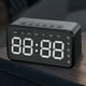 thumbnail image 1 of Puntoco Mirror Reloj despertador digital Altavoz inalámbrico Bluetooth Reloj despertador Buena calidad de sonido Batería de larga duración Compañero de escritorio perfecto, 1 of 3