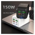 thumbnail image 2 of 150W 6 Ports Pd QC 4.0 Usb C Fast Charger Wall Adapter Super Fast Charging, 2 of 5