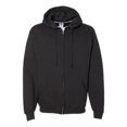 thumbnail image 1 of Dri Power Hooded Full-Zip Sweatshirt, Black - Extra Large, 1 of 1