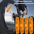 thumbnail image 2 of Reflector de advertencia para radios de bicicleta, Clip reflectante para llanta de rueda de bicicleta MTB, 4 Uds. Hugtrwg Para estrenar, 2 of 4