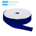 thumbnail image 2 of Unique Bargains Velvet Ribbon 1 1/2 Inch x 25 Yard Single Face Spool Silky DIY Crafts Gift Wrapping Bow Decoration Dark Blue, 2 of 5