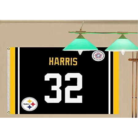 DEYOU Pittsburgh Steelers 32 Harris Flag 3x5 Feet Banner Flag