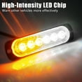4pc LED Strobe Lights AIF4 for Trucks, Emergency Vehicles Grill Lights
