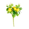 thumbnail image 3 of Rama de limón artificial, planta falsa, centro de mesa, decoración de primavera y verano, color amarillo. Estilo C, 3 of 9