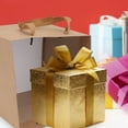 thumbnail image 1 of Nestingho 6Ud Bolsa De Papel Kraft Marrón Para Uso En Panadería Y Floral Con Fuerte, 1 of 8