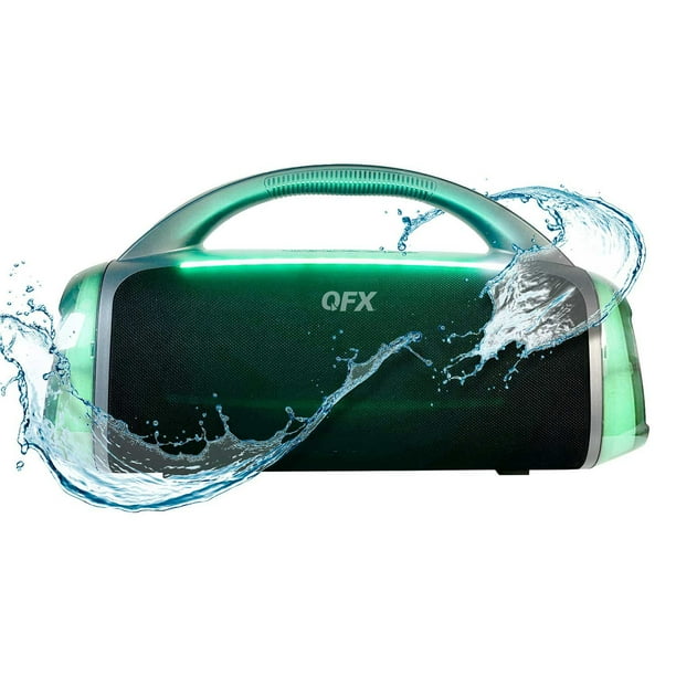 QFX BT-ZX10 Rugged Bluetooth Stereo Boombox Speaker