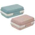 thumbnail image 5 of MLINS 4 pcs  Portable Soap Holder Travel Soap Container with Lid Soap Case Soap Box Soap Holder, 5 of 8