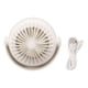 thumbnail image 2 of Ventilador de escritorio pequeño tipo C ajuste libre de 180 ventilador de mesa de 3 engranajes montado en la pared sonido silencioso fuerte energía eólica para oficina ANGGREK Otros, 2 of 8