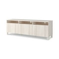 thumbnail image 4 of Signature Design by Ashley Dorrinson Contemporary TV Stand Fits TVs up to 68 with 3 Cabinet Doors and Adjustable Storage Shelves, 4 of 9