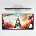 thumbnail image 4 of Hello 2025 Exotic Shorthair Celebrates Happy New Year Firework Balloon Desk Mat Full Keyboard Mouse Pad Cat Lover Kitten Owner Gifts Large Mousepad - 02024, 4 of 5
