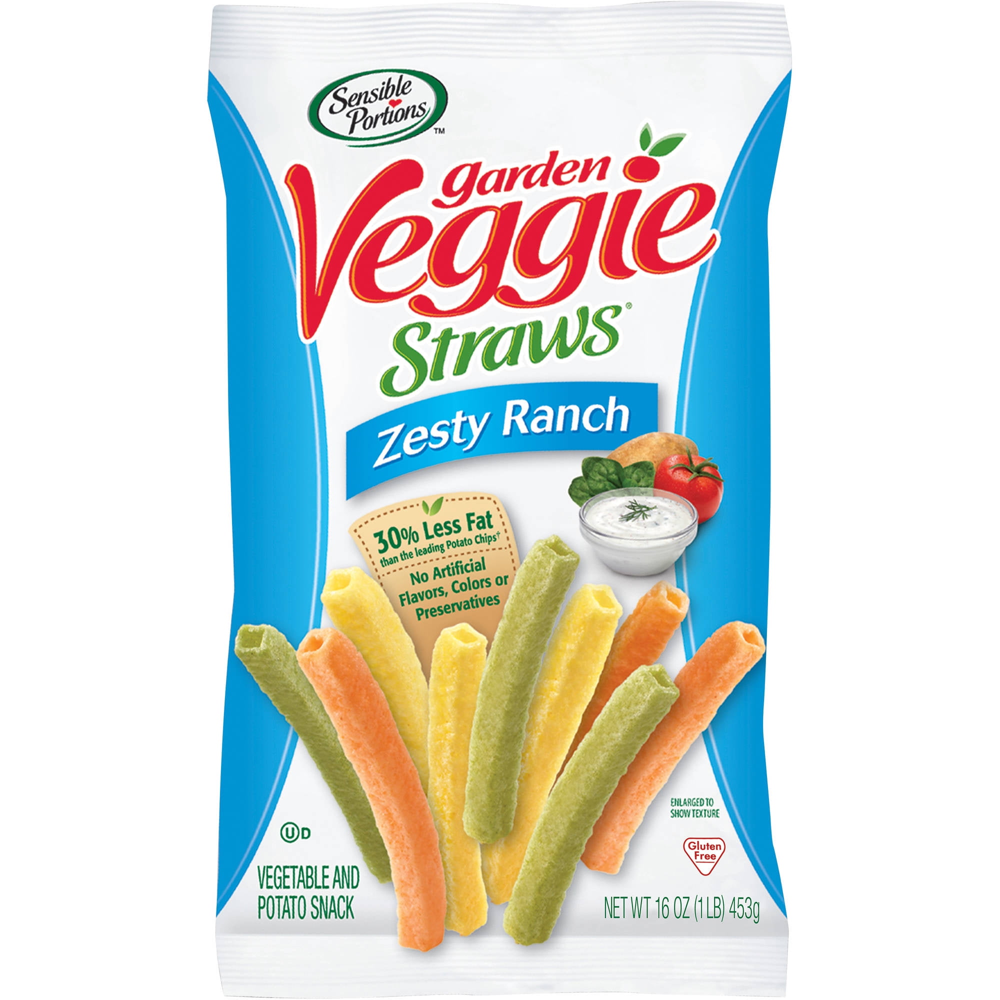 VEGGIE STRAWS LIGHTLY SALTED 7 OZ