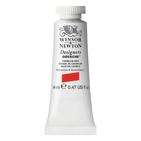 UPC: 0000050946082 | Winsor & Newton Designers Gouache Color  14ml  Cadmium Red