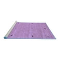 thumbnail image 2 of Ahgly Company Machine Washable Indoor Rectangle Abstract Blue Contemporary Area Rugs, 5' x 7', 2 of 4