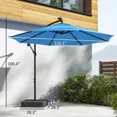 thumbnail image 3 of Parasol d'Extérieur Élégant, Parasol de Piscine, Parasol de Patio à Levier, 3 of 5