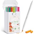thumbnail image 1 of Markers Pens for Journaling: 40 Colors Art Markers Dual Tips Extra Fine & Brush Pens Water-Based Coloring Markers for Adults Coloring Books Bullet Journal Drawing Calligraphy Sketching, 1 of 8