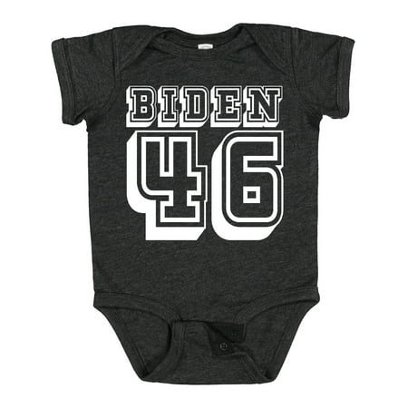 

Inktastic Biden 46 Voting 2020 in Black Text Gift Baby Boy or Baby Girl Bodysuit