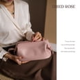 thumbnail image 4 of Bolsa de viaje portátil para cosméticos, de piel sintética, de gran capacidad, multifuncional, para mujeres y niñas., 4 of 7
