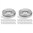 thumbnail image 1 of 2X Abrazaderas de Manguera Correa de Metal de 20 Pies + 40 Sujetadores Abrazaderas de Banda de Acero Inoxidable Cortadas A Medida DIY Gusano Grande Ajustable, 1 of 5