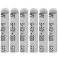 thumbnail image 1 of 50 cuchillas en forma de U de 14 agujas para maquillaje de cejas, pluma para microblading (blanca), 1 of 7