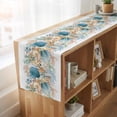 thumbnail image 6 of Table Runners 72 Inches Long Dress Scarves, Vintage Beach Coastal Farmhouse Kitchen/Dining Table Runner, Coffee Tablerunners, Nautical Shell Starfish Coral Summer 16x72 Inch, 6 of 9